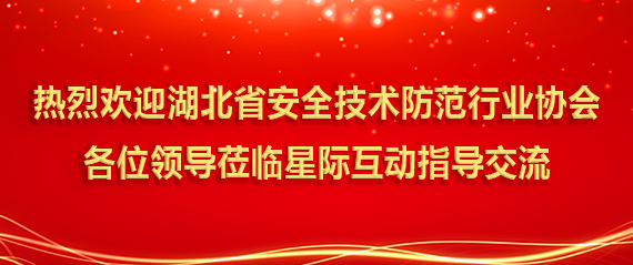 熱烈歡迎湖北省安全技術防范行業協會一行蒞臨星際互動指導交流